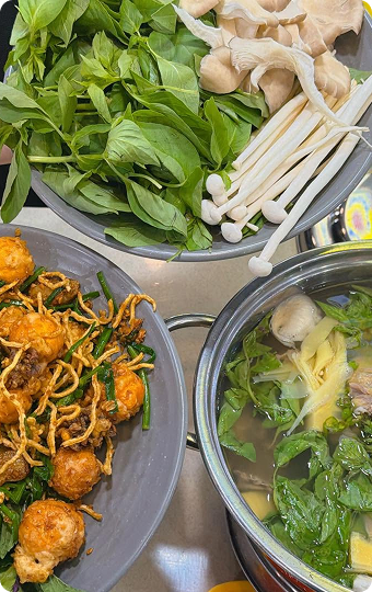 Thương hiệu Lẩu Gà Lá É Tam Long