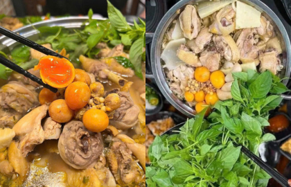 Lẩu gà lá é Tam Long Bà Rịa - Tinh Hoa Ẩm Thực Tại Ốc Bắp 24h